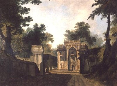 Eingangstor zu einer Moschee in Chunagarh von William Hodges