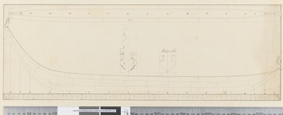 Seite 21a Diagramm eines einheimischen Kanus von William Hodges