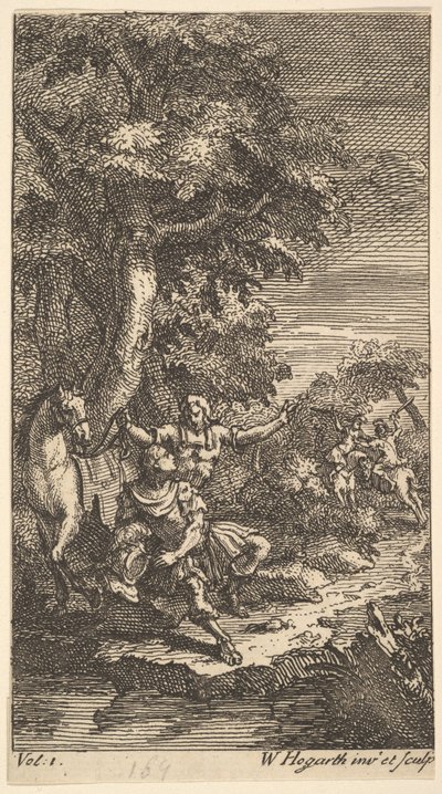 Cassandra, Frontispiz, Bd. 1, 1725 von William Hogarth