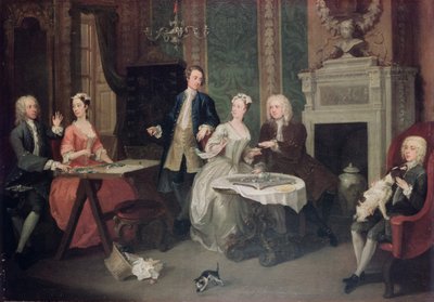 Familienfeier von William Hogarth