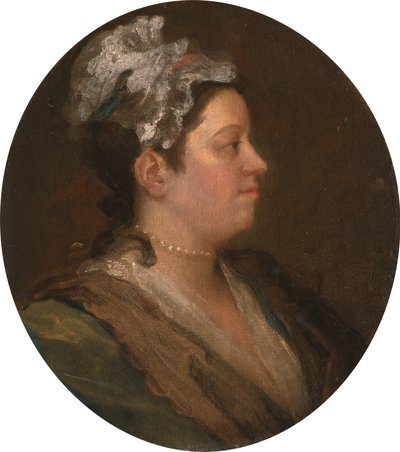 Mary Hogarth, um 1740 (vor der Konversation) von William Hogarth