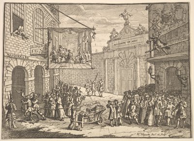 Maskeraden und Opern, 1724 von William Hogarth