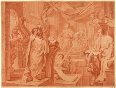 Paulus vor Felix von William Hogarth