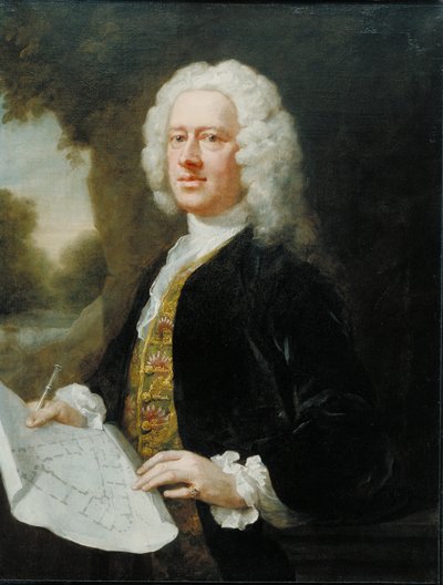 Porträt von Theodore Jacobson, 1742 von William Hogarth