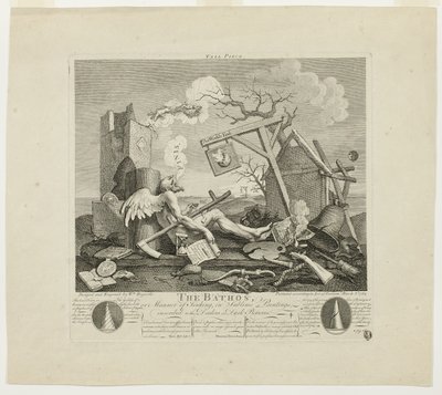 Schlussstück oder der Bathos von William Hogarth