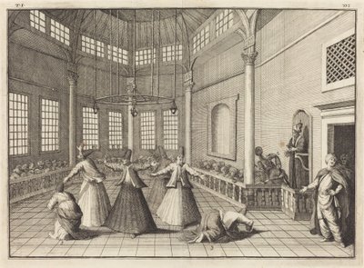 Das Innere einer Moschee von William Hogarth