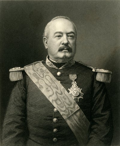 Marschall Bazaine, ca. 1872 von William Holl