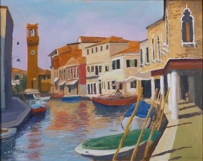 Burano-Uhrturm von William Ireland