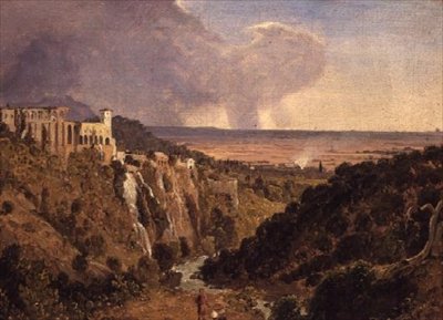 Tivoli und die umliegende Landschaft von William James Linton