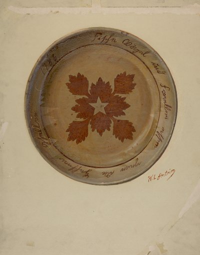 Pa. Deutscher Teller von William L Antrim