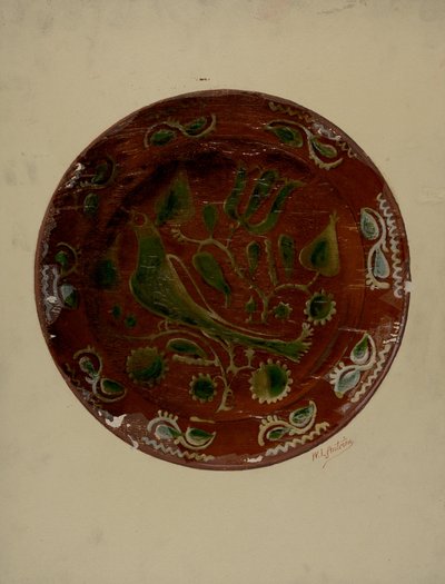 Pa. Deutscher Teller von William L Antrim