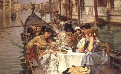Ein venezianisches Al Fresco von William Logsdail