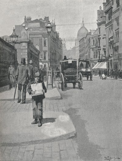 Cannon Street, 1891 von William Luker