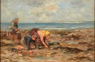 Muschelsammler von William Marshall Brown