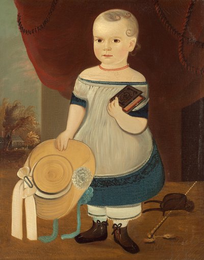 Kind mit Strohhut von William Matthew Prior