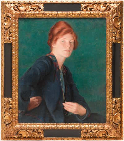 Eine Frau mit roten Haaren von William McGregor Paxton
