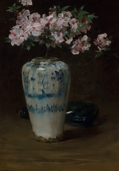 Rosa Azalee Chinesische Vase von William Merritt Chase