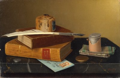 Der Tisch des Bankiers von William Michael Harnett