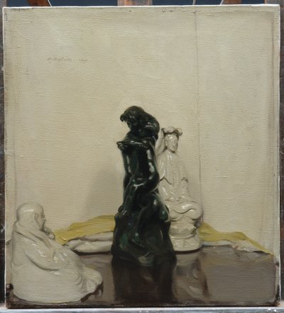 Statuetten und Rodin-Bronze von William Nicholson