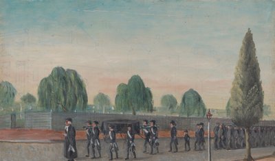 Erwachsenen-Begräbnisprozession, 1870er Jahre von William P. Chappel