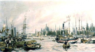 London Bridge vom Pool von William Parrott