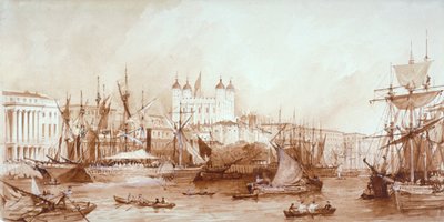 Tower of London, Stepney, London, ca. 1840 von William Parrott
