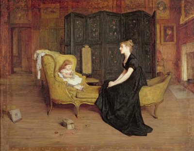 Ihr Idol, ca. 1868-70 von William Quiller Orchardson