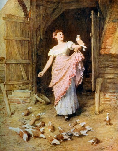 Die Bauerntochter, 1881, 1912 von William Quiller Orchardson