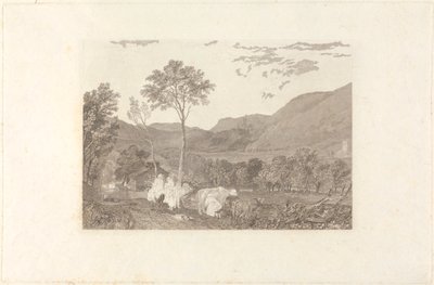Hornby Castle von der Tatham Kirche aus von William Radclyffe