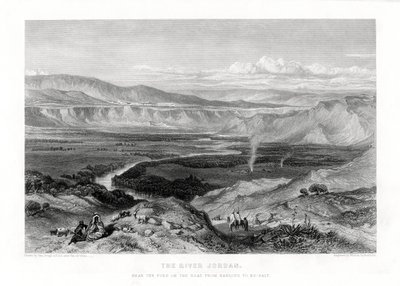 Der Fluss Jordan, 1887 von William Richardson