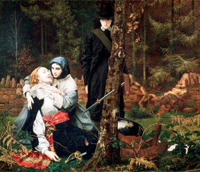 Der verwundete Kavalier, 1855 von William Shakespeare Burton
