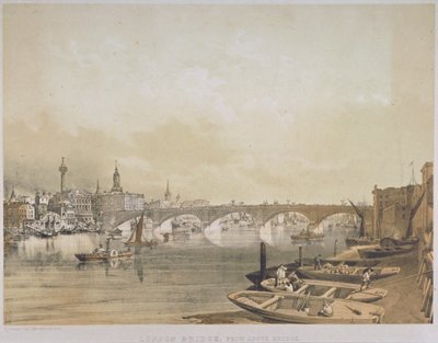 London Bridge, 1852 von William Simpson