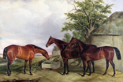 Jäger in einer Landschaft von William Snr. Luker