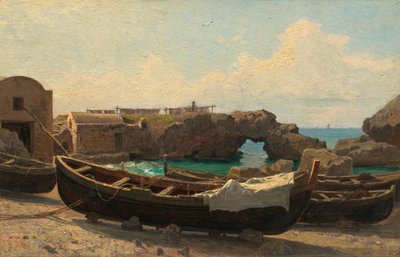 Marina Piccola, Capri, ca. 1858 von William Stanley Haseltine