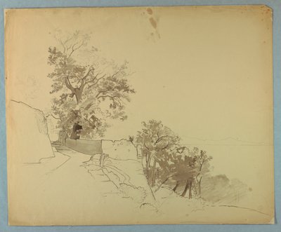 Studie einer Landschaft von William Stanley Haseltine