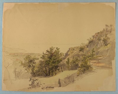 Studie einer Landschaft, Sorrent, Italien von William Stanley Haseltine
