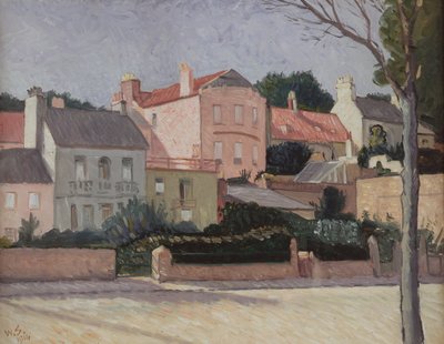 Häuser in Hampstead, 1914 von William Strang