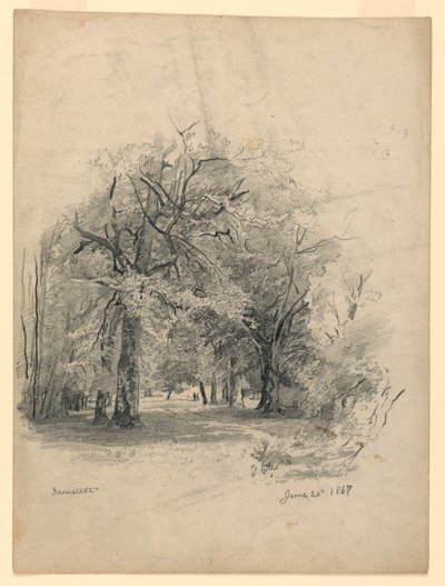 Landschaft, Darmstadt, Deutschland von William Trost Richards