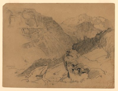 Landschaft, Steckelberg, Schweiz von William Trost Richards