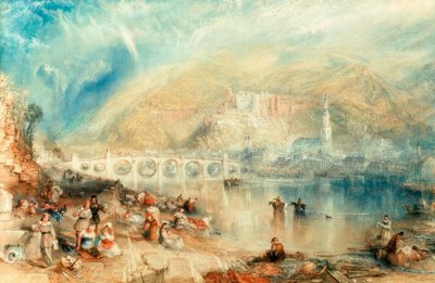 Heidelberg mit einem Regenbogen von Joseph Mallord William Turner