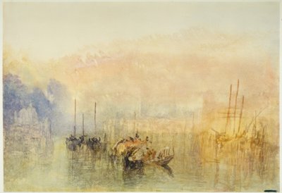 Venedig, Einfahrt in den Canal Grande von Joseph Mallord William Turner