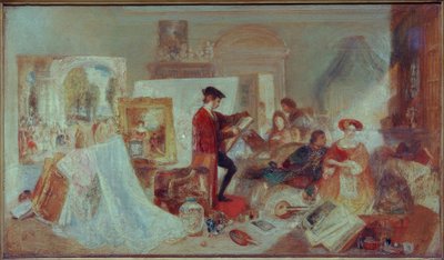 Watteau-Studie nach Fresnoys Regeln von Joseph Mallord William Turner
