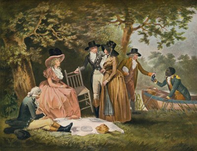 Anglers Mahlzeit, 1789, 1902 von William Ward