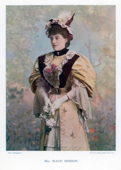 Maud Hobson, Schauspielerin, 1901 von William and Daniel Downey