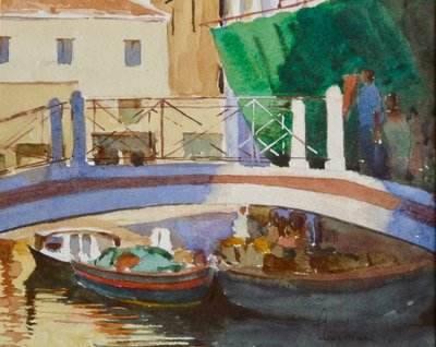 Sonnenuntergang - Ponte dei Pugni von Wilson Clive