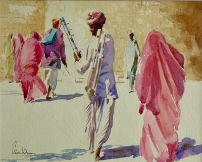 Jaisalmer, Pfeifenspieler von Wilson Clive