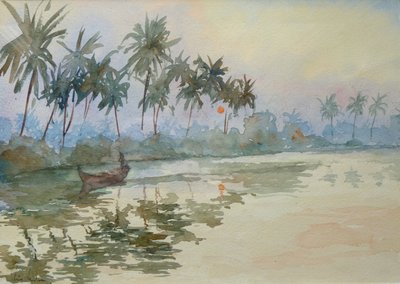 Sonnenaufgang, Mankotta Island von Wilson Clive