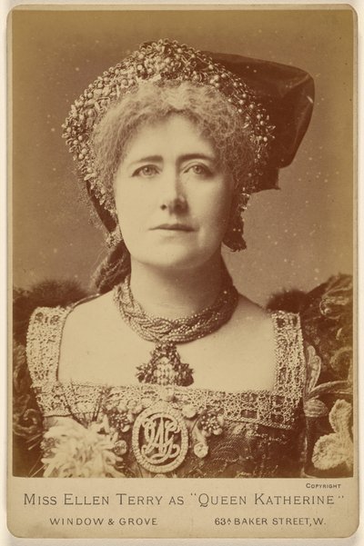 Miss Ellen Terry als "Königin Katherine" von Window and Grove