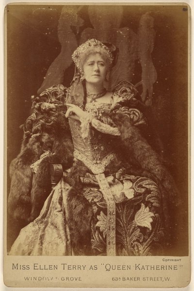 Miss Ellen Terry als "Königin Katherine" von Window and Grove