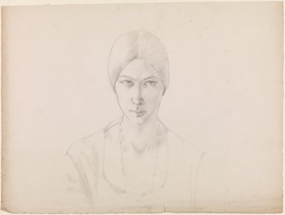 Selbstporträt von Winifred Knights